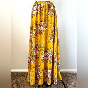 Floral printed skirt